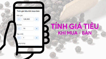 Công cụ tính giá tiêu khi mua bán